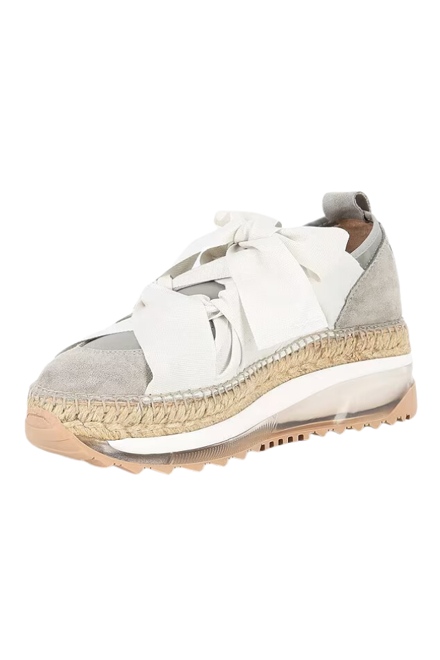 Free People Chapmin Espadrille Sneaker - Oyster Combo