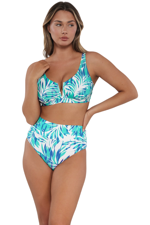 Sunsets Hannah High Waist - Sea Breeze