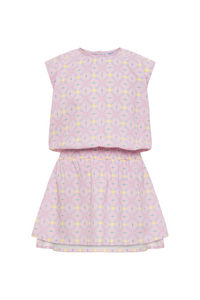Pleat Josie Dress - Pink Lemonade