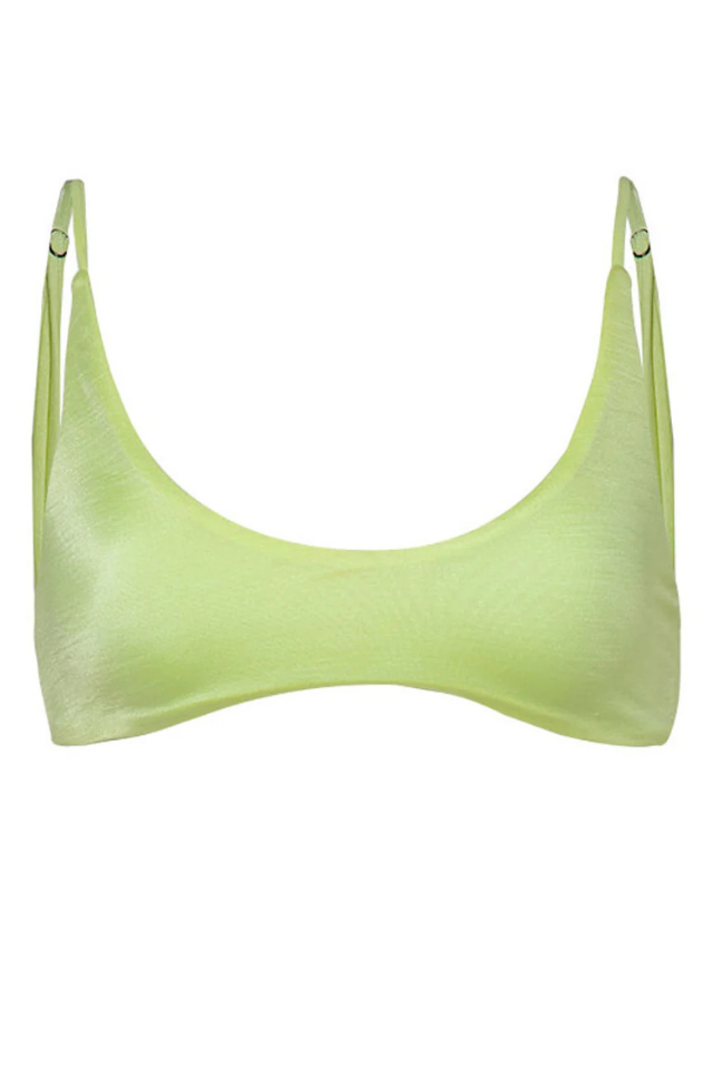 Blush Bikini Top - Lemonade Green