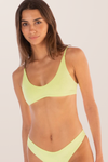 Blush Bikini Top - Lemonade Green