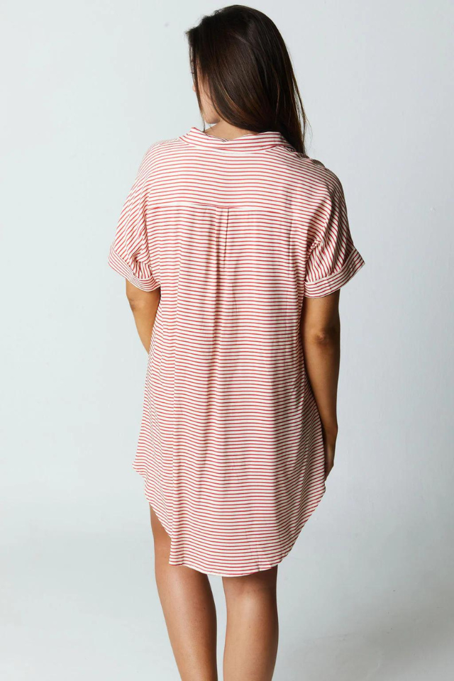 Citrine Breaker Dress - Americana Stripe