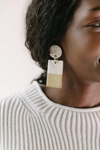 Sunshine Tienda Gold Dipped Statement Earrings