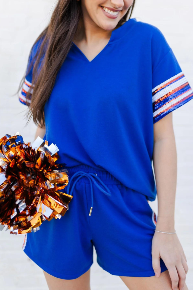 MS Lauren Set - Blue & Orange