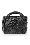 PreneLOVE Tiny Woven Tote - Metallic Black