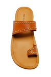 Free People Amelie Tiny Stud Sandal - Cognac
