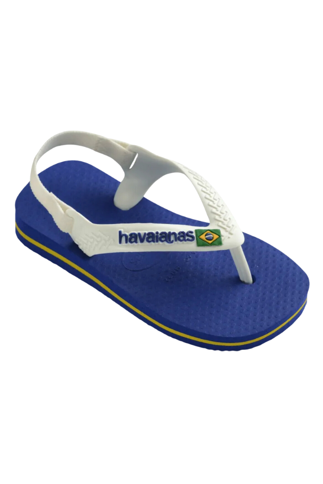 Havaianas Baby Brazil Logo Sandal - Marine Blue