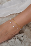 Ellie Vail Rita Dainty Chain Anklet - Gold