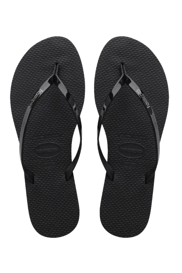 Havaianas You Metallic Sandal Black Seaside Shoes Swim