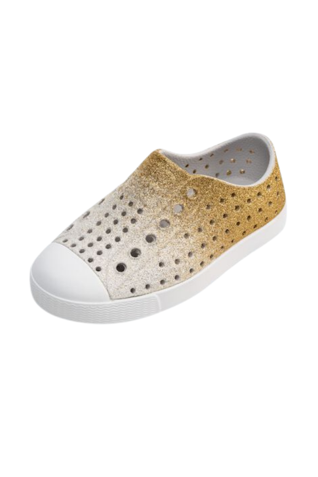Jefferson Bling Native Shoes Native Jefferson Bling Kids Gold