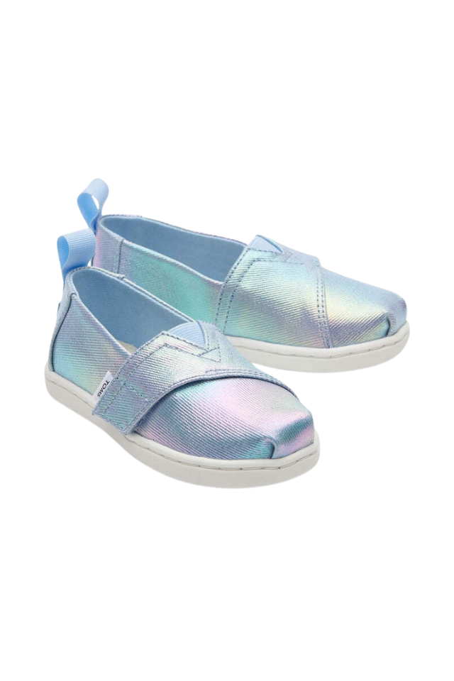 TOMS Tiny Alpargata Iridescent - Purple Green