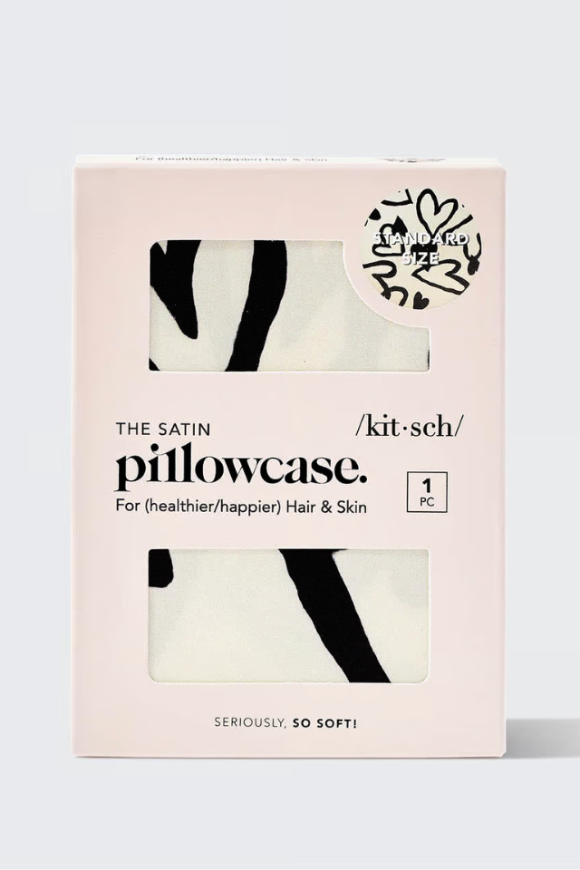 Kitsch Standard Satin Pillowcase - Heart