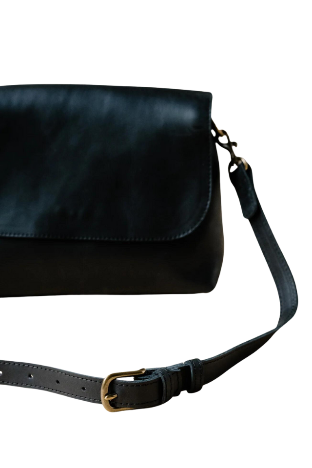 ABLE Perry Shoulder Crossbody - Black