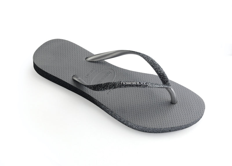 Havaianas Slim Sparkle Sandal - Steel Grey