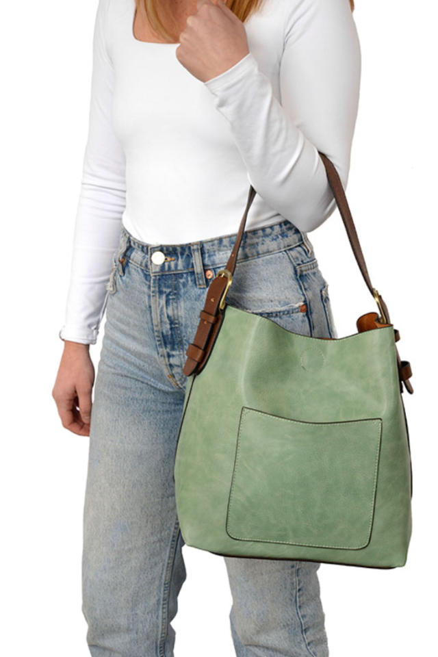 Joy Susan Classic Hobo Coffee Handle Handbag