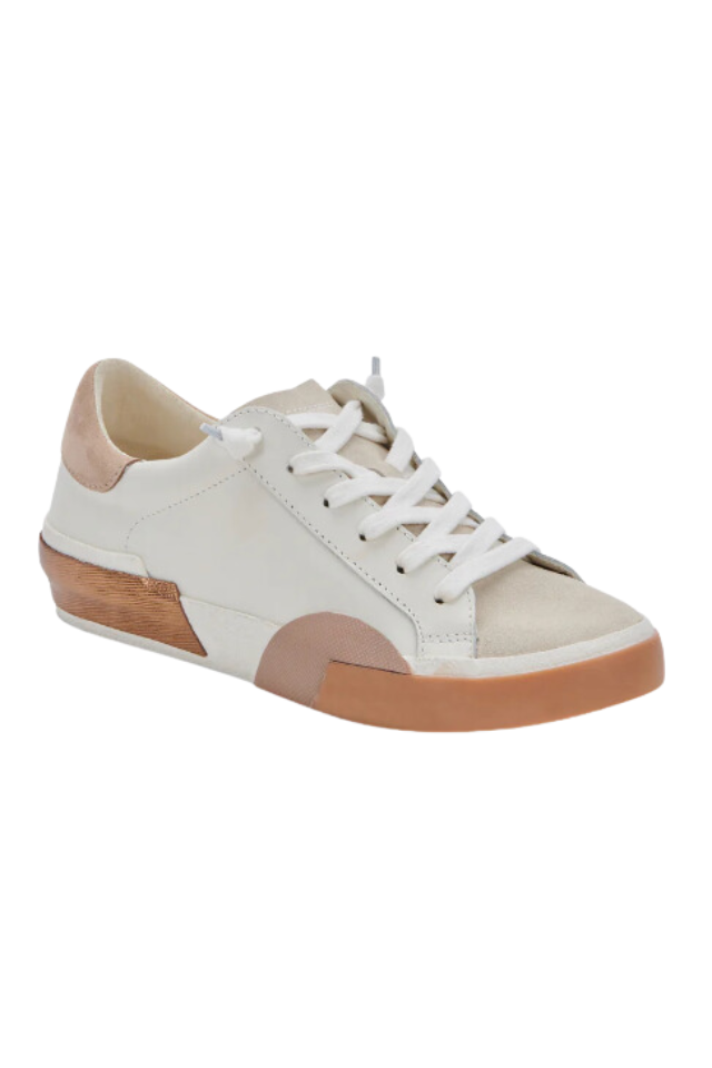 Dolce Vita Zina - White/Tan Leather