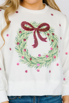 Mary Square Millie Sweatshirt - Wreath