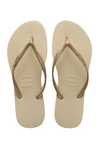 Havaianas Slim Sandal - Sand Grey Light Gold
