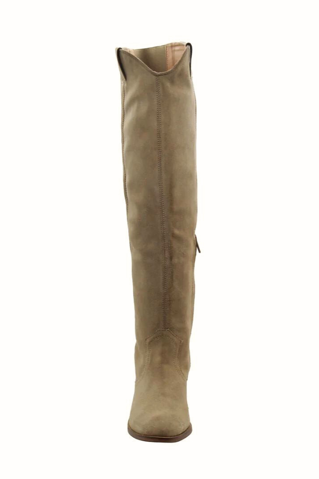 Sbicca Izzy High Boot - Sand Suede