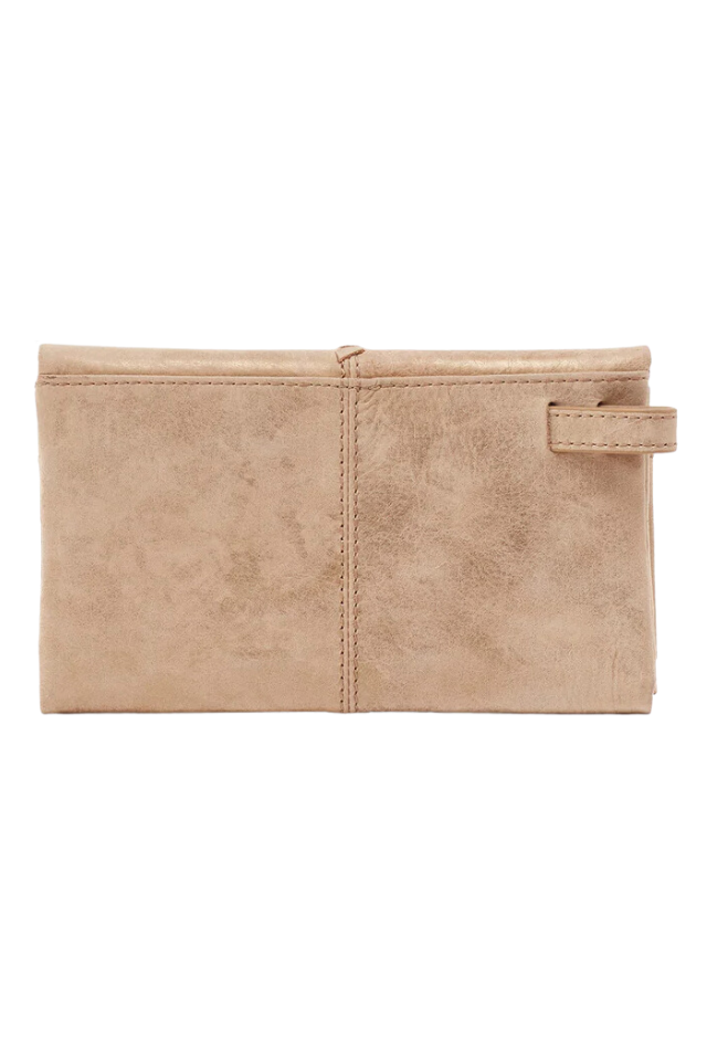 HOBO Keen Continental Wallet - Gold Cashmere