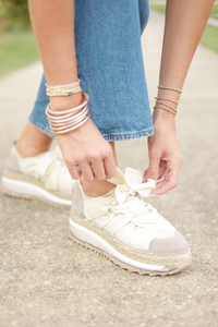 Free People Chapmin Espadrille Sneaker - Ivory