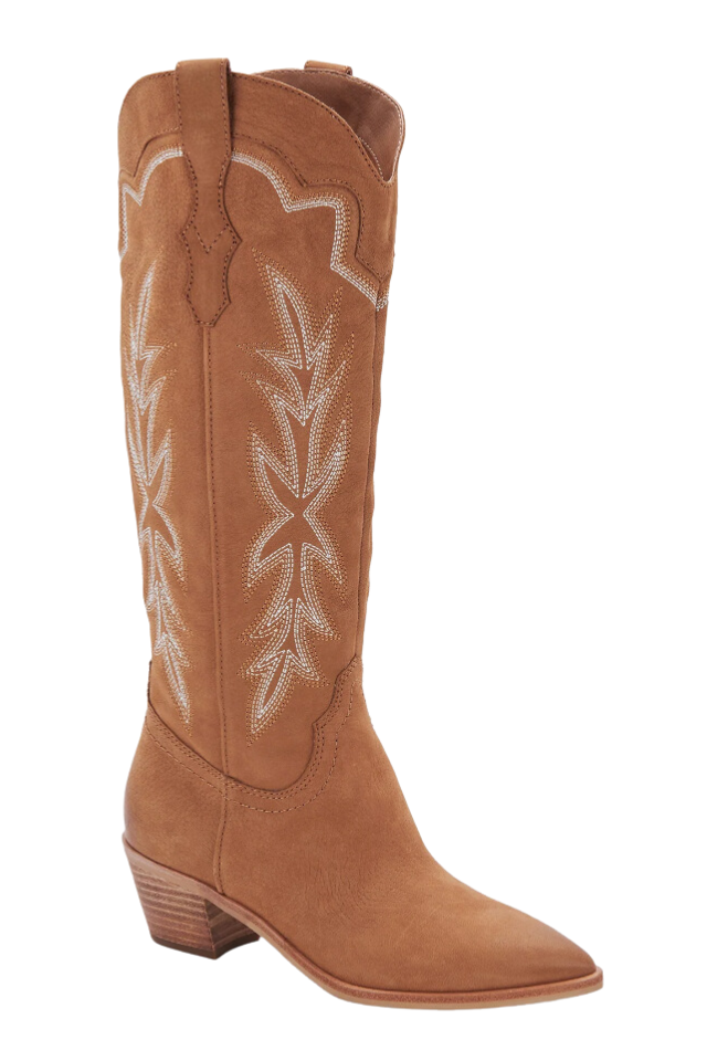 Dolce Vita Shiren Western Boot - Whiskey Nubuck