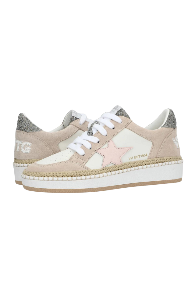 Vintage Havana Denisse 29 Sneaker - Raffia/Pink/Silver