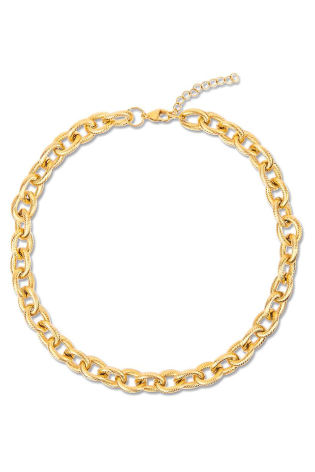 Ellie Vail Stevie Chunky Link Necklace - Gold