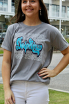 Gulf Shores Dolphins Poncho Tee - Gray
