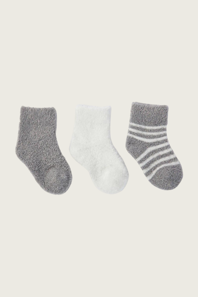 Barefoot Dreams Infant Socks 3 Pack