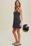 Wishlist Athletic Mini Dress - Black