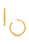 Ellie Vail Flora Large Hoop Earring - Gold