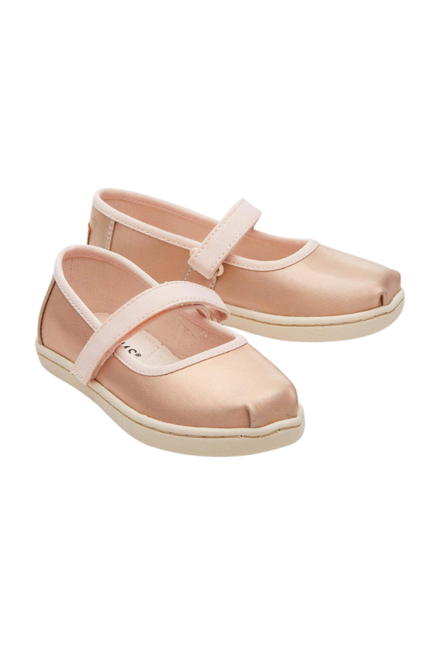 TOMS Tiny Mary Jane - Rose Gold Metallic