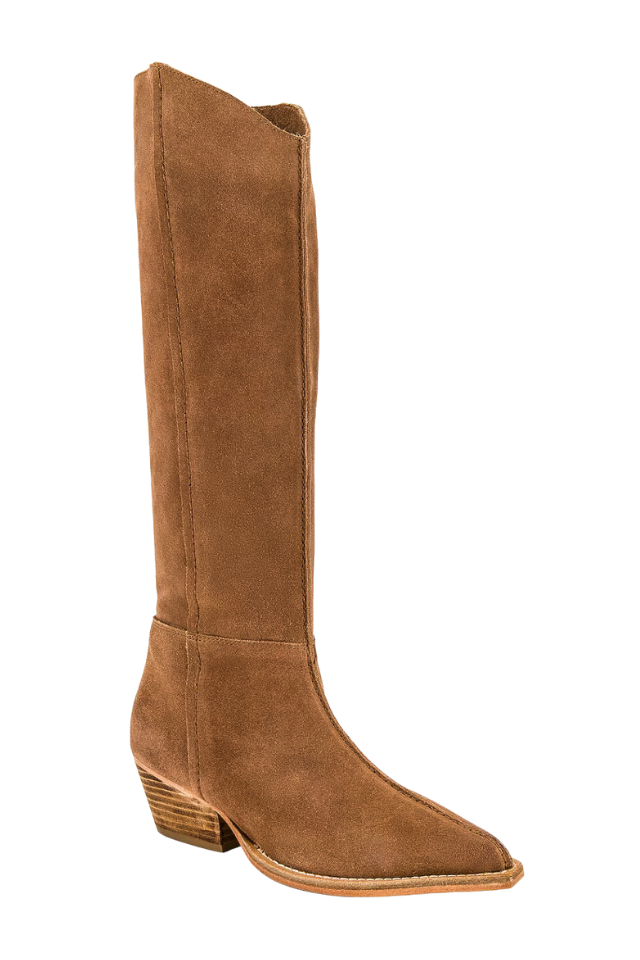 Free People Sway Low Slouch Boot - Tan