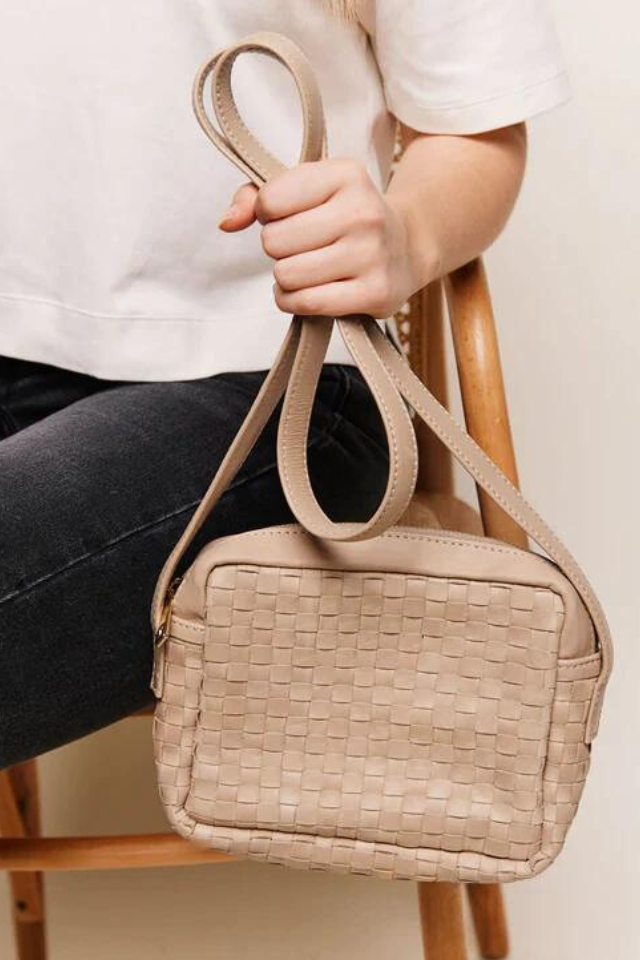 ABLE Valerie Woven Crossbody