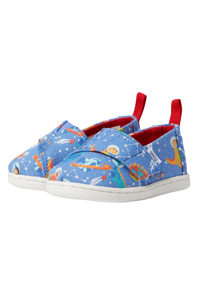 TOMS Tiny Alpargata Glow In The Dark Dinos