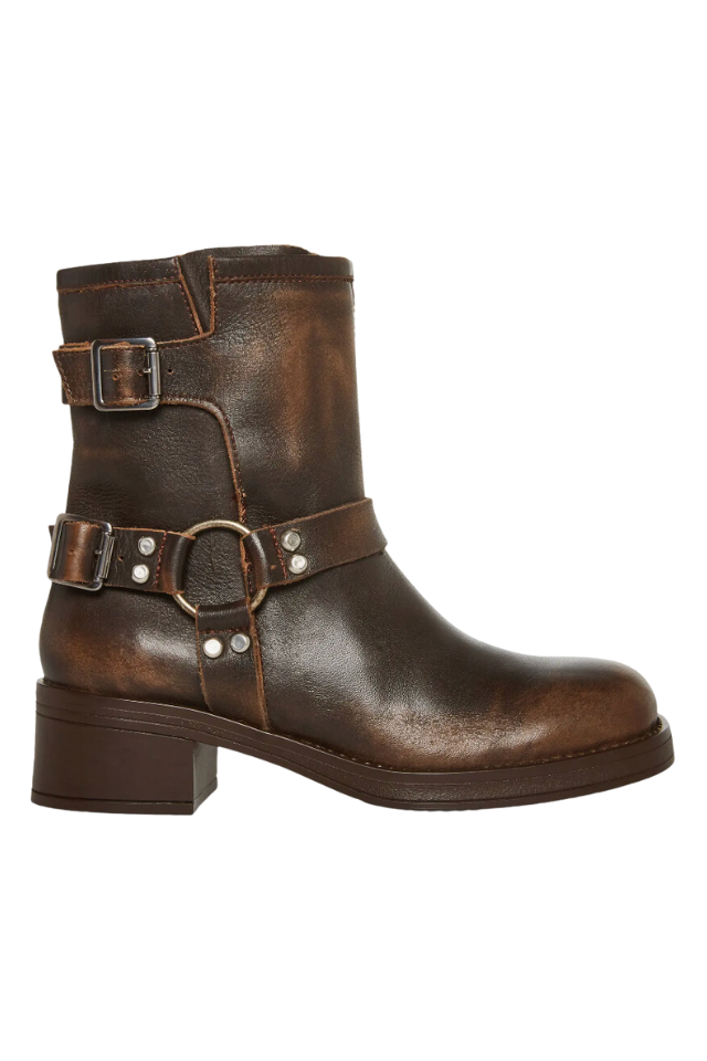 【追跡あり!】Steve Madden RUMER ダメージ風ウエスタンブーツ Steve Madden Brixton - Brown Distressed – Seaside Shoes & Swim