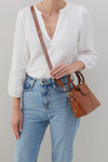 HOBO Sheila Top Zip Crossbody - Truffle