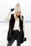 Fabulous Furs Gemma Knitted Vest - Whiskey