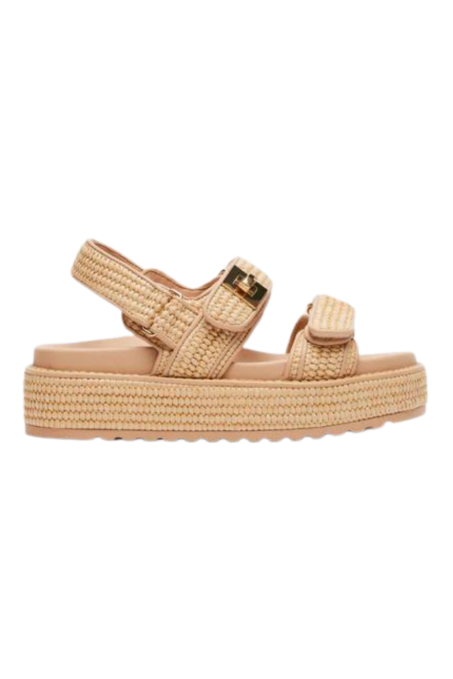 Steve Madden Bigmona - Natural Raffia – Seaside Shoes & Swim