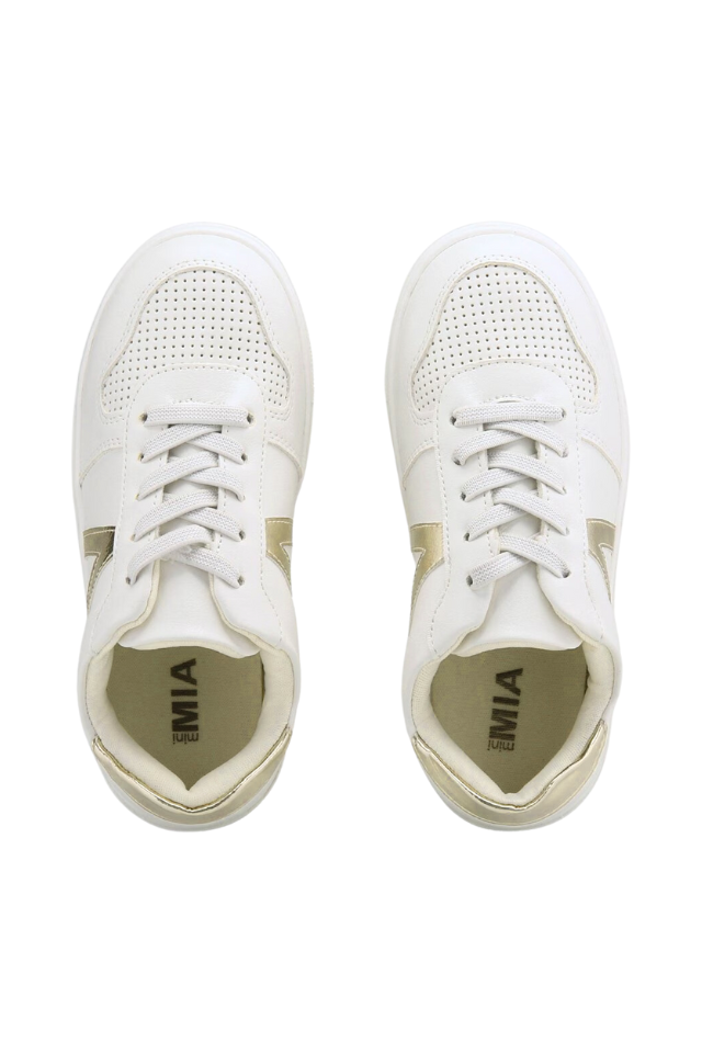 Mia Toddlers Alta - White/Gold