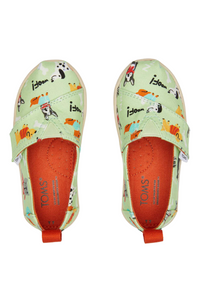 TOMS Tiny Alpargata - Green Dogs