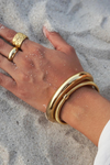 Ellie Vail Wren Coil Bracelet - Gold