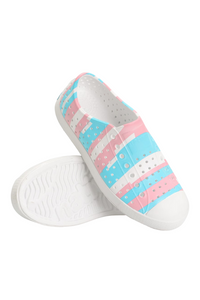 Native Jefferson Print Youth - Pastel Multi Stripe