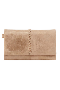 HOBO Keen Continental Wallet - Gold Cashmere