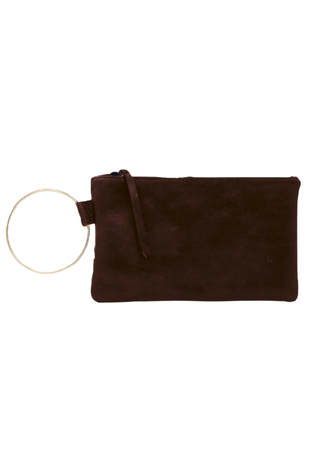 ABLE Fozi Wristlet - Chocolate Brown