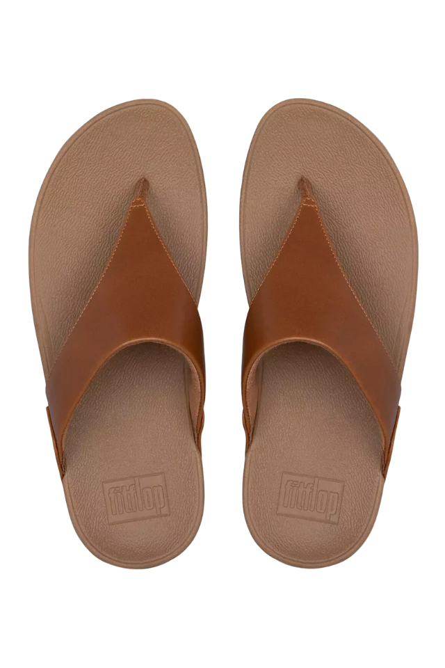 Lulu Leather Toepost - Light Tan