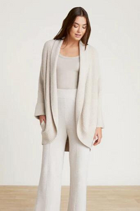 Barefoot Dreams CCUL Cocoon Long Cardi - Sand Dune