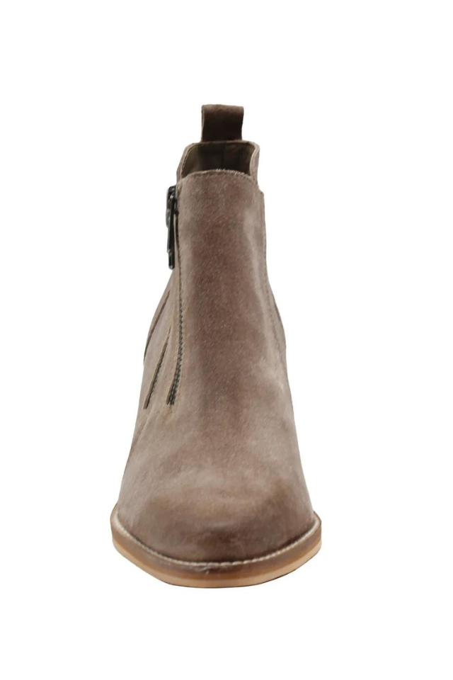 Volatile Bandit Bootie - Taupe Suede