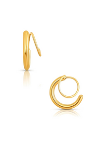 Ellie Vail Maisle Spiral Earring - Gold